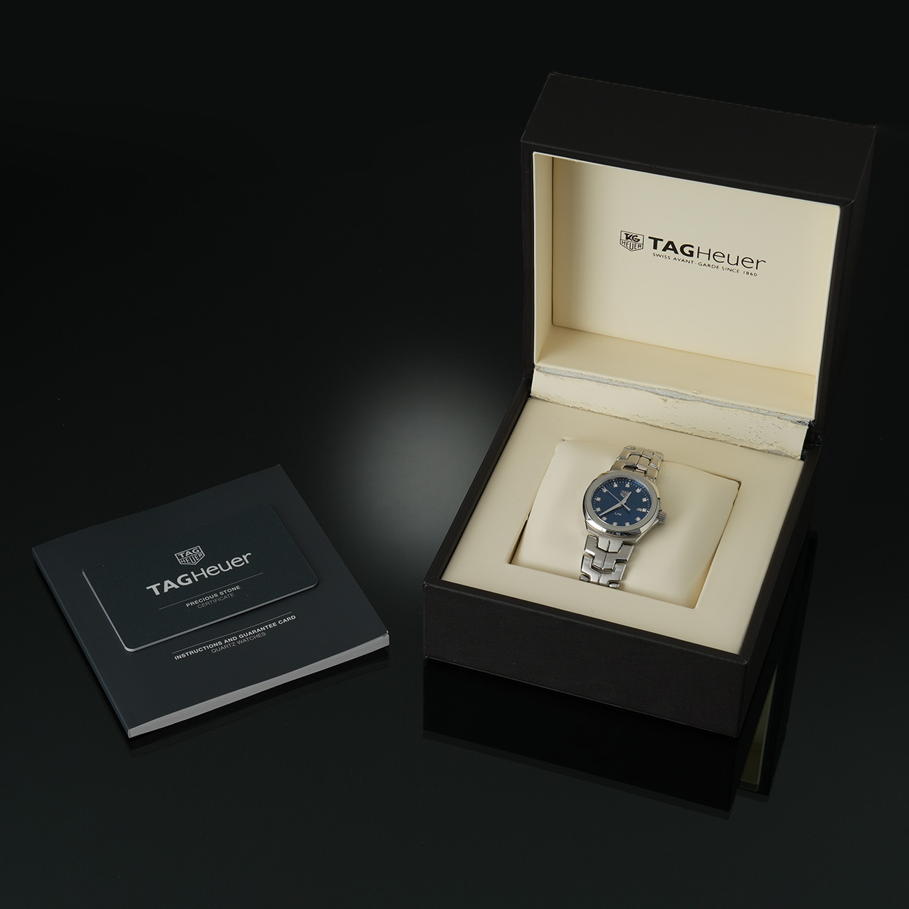 TAG Heuer(USED)태그호이어 링크 12P 다이아 레이디워치 WBC1318